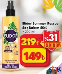 ELİDOR SUMMER RESCUE SAÇ BAKIM SÜTÜ 200 ML fiyat ve kampanya bilgisi